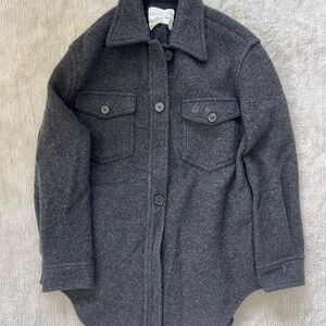 Wilfred Charcoal Wool Gamma Jacket